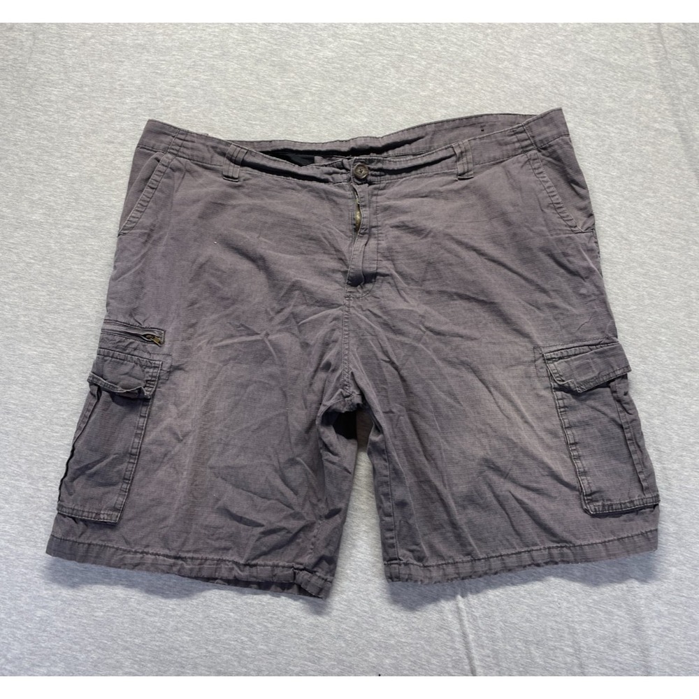 Burnside Utility Cargo Shorts Mens 40 Dark Gray Hiking Workwear Outdoor Casual